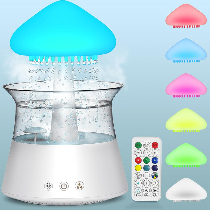 Umidificador de Ar Harmony com Aromaterapia, Som Relaxante e Cromoterapia