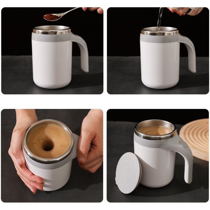 Caneca Térmica SmartMixer com Misturador Automático