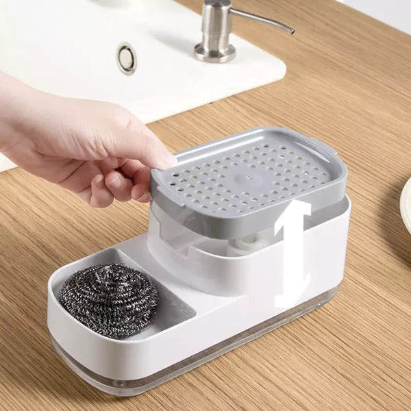 Dispenser de Detergente CleanBox com Dosagem Precisa e Organização Total