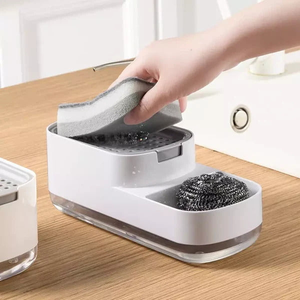 Dispenser de Detergente CleanBox com Dosagem Precisa e Organização Total