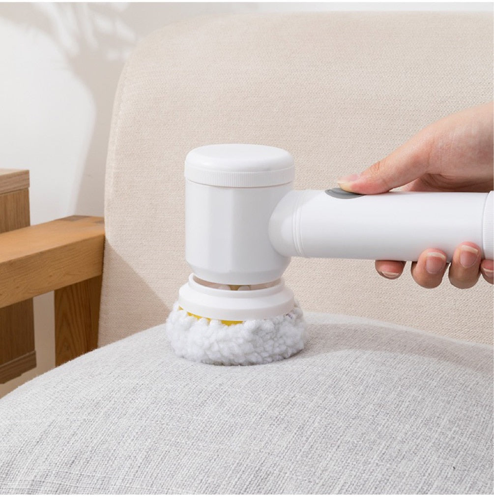 Escova de Limpeza Elétrica TurboClean 5 em 1 com Alta Potência