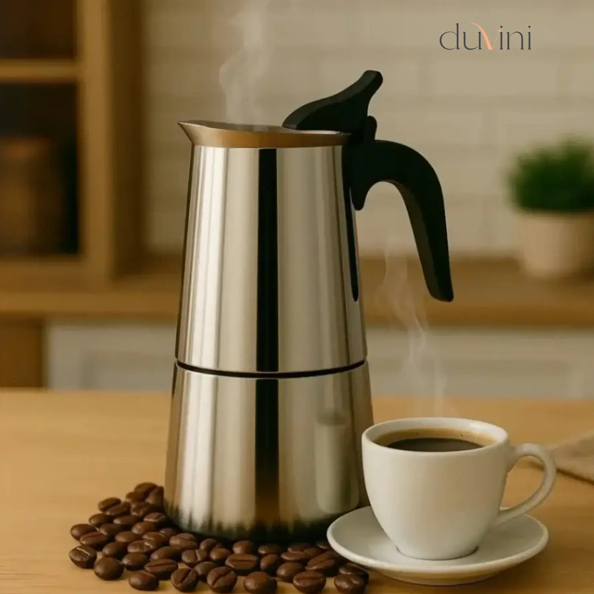 Cafeteira Italiana Elegance com Design Sofisticado