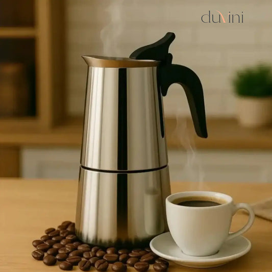 Cafeteira Italiana Elegance com Design Sofisticado