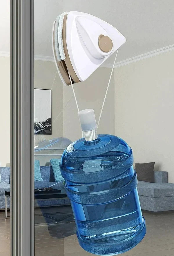 Limpador de Vidros Magnético CleanGlass com Dupla Ação e Segurança Total