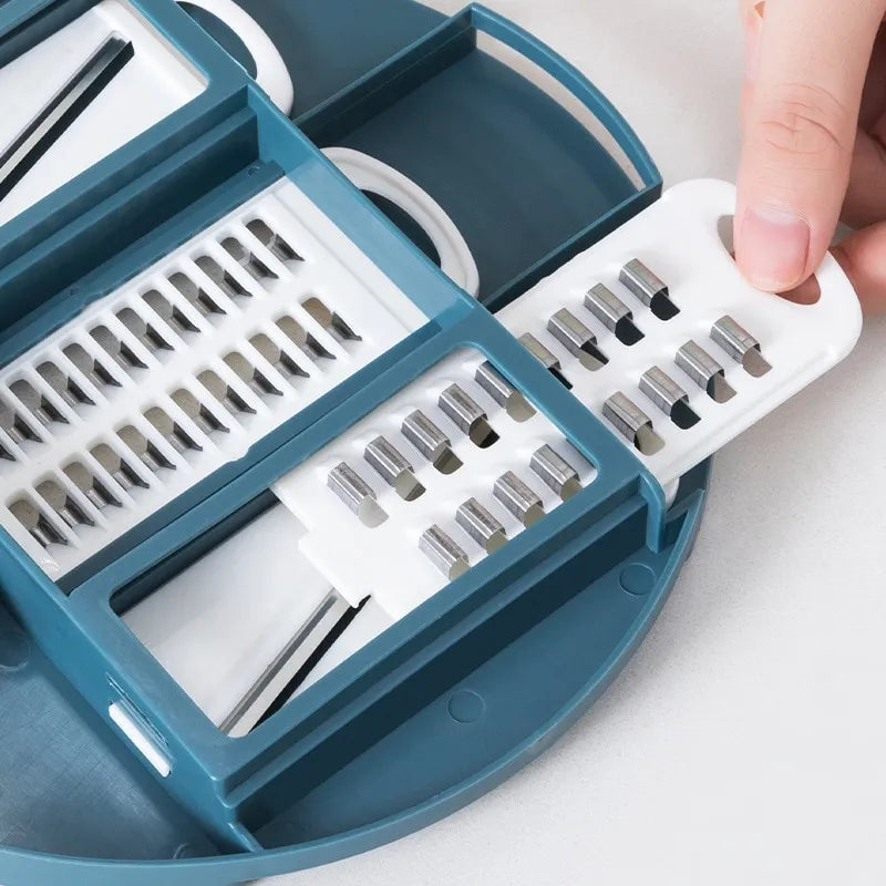 Cortador de Legumes Super Slice 8 em 1 com Múltiplas Funções