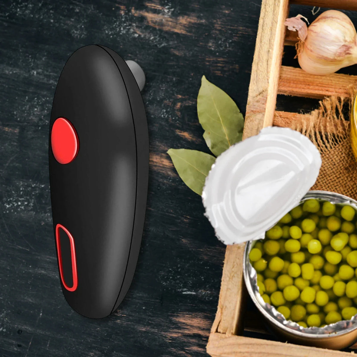 Abridor de Latas Automático EasyCan com Corte Seguro