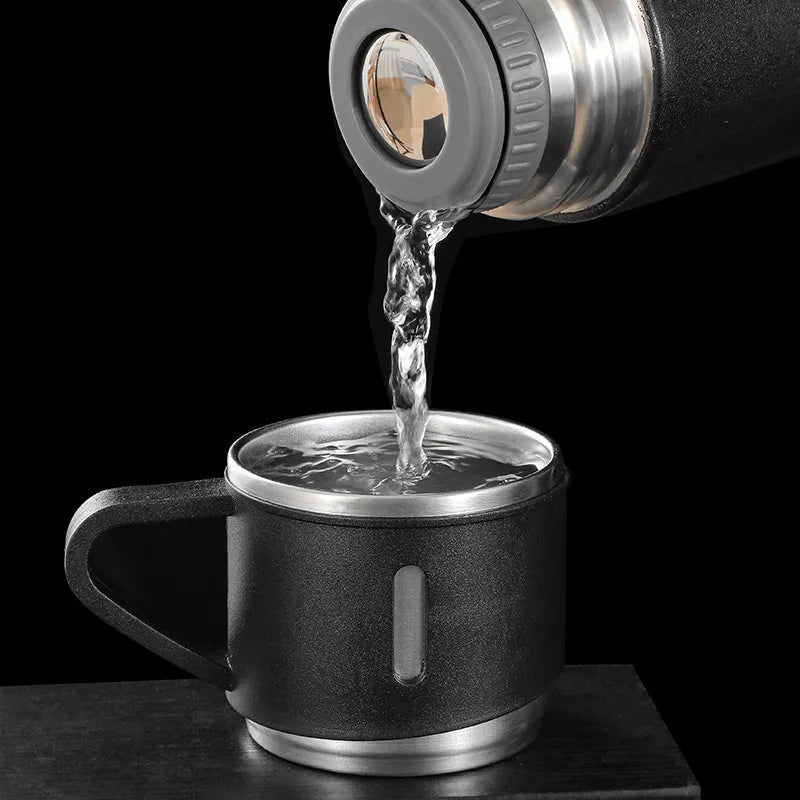 Kit Garrafa Térmica de Café 3Coffe com 3 Xícaras e Isolamento de Alta Performance