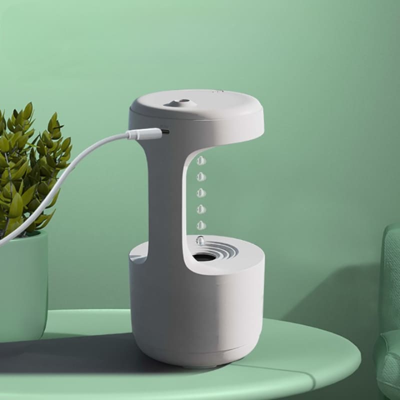 Umidificador Antigravidade GravityAir com Relógio Digital