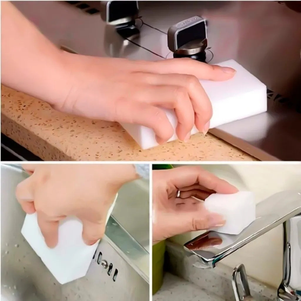 Esponjas Mágicas MagicClean para Remoção Instantânea de Manchas Difíceis