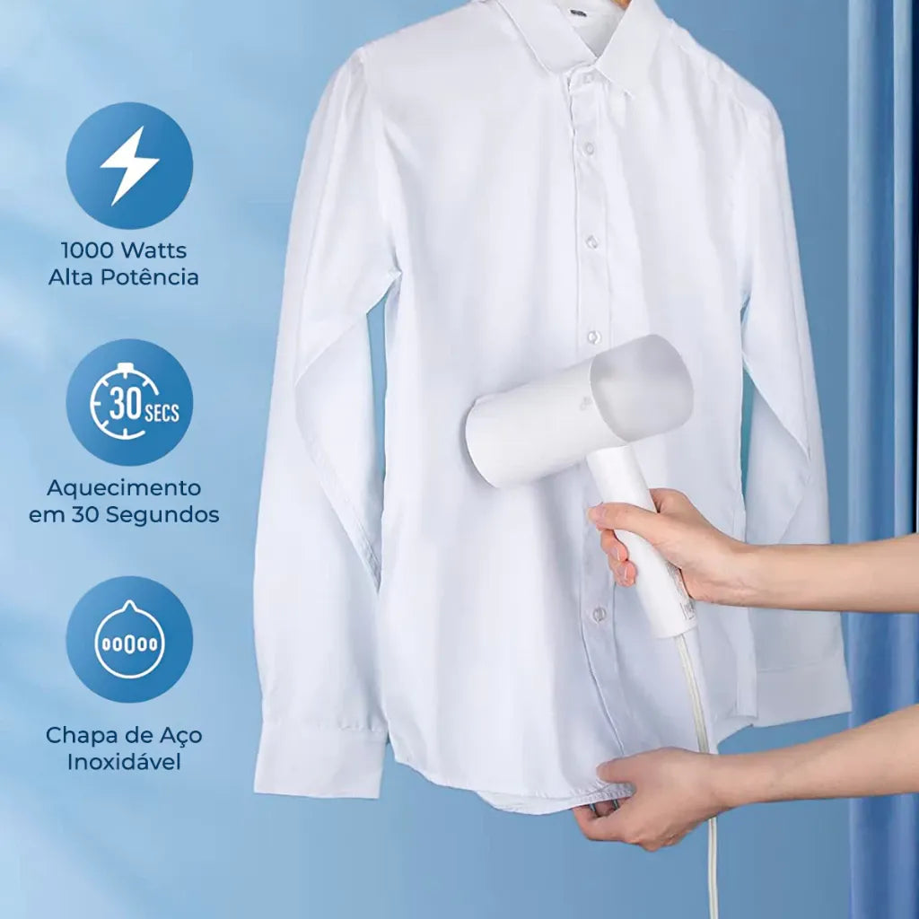 Passador de Roupas SteamPro com Vapor Intenso, Função Secagem e Esterilização