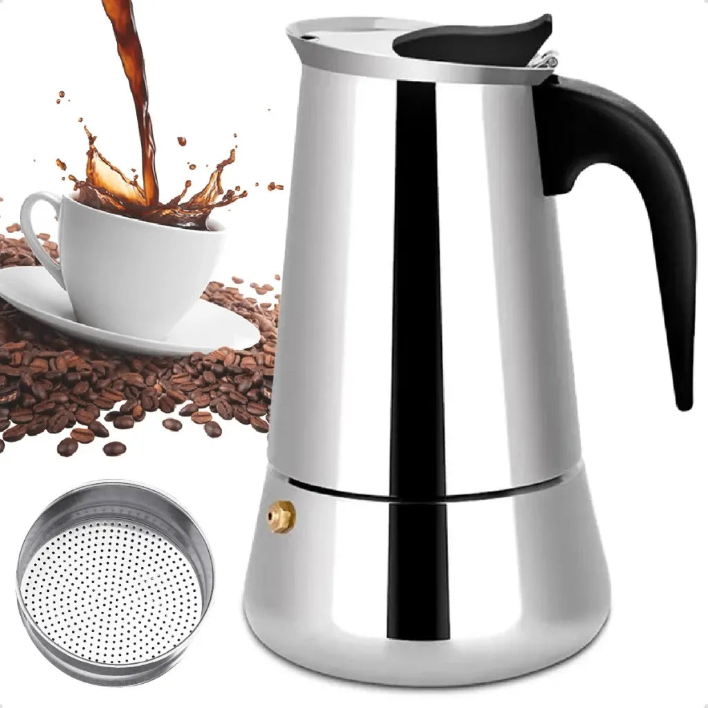 Cafeteira Italiana Elegance com Design Sofisticado