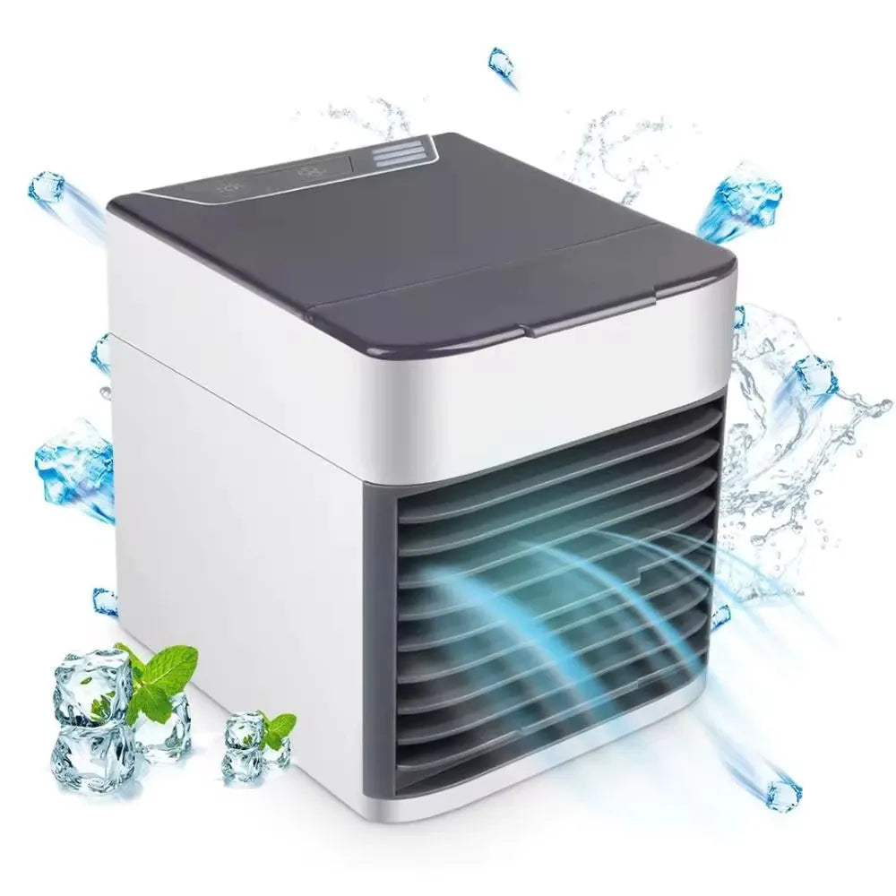 Climatizador Portátil BreezeAir com Umidificador, Purificador e Resfriamento a Gelo
