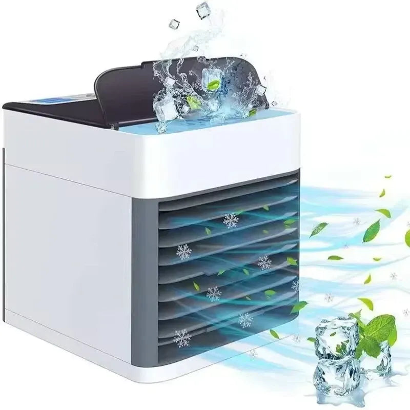 Climatizador Portátil BreezeAir com Umidificador, Purificador e Resfriamento a Gelo