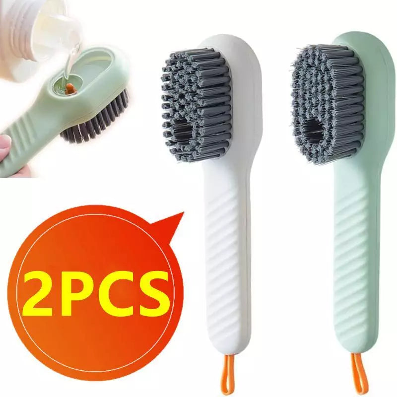Kit 2 Peças de Escova Multifuncional com Reservatório
