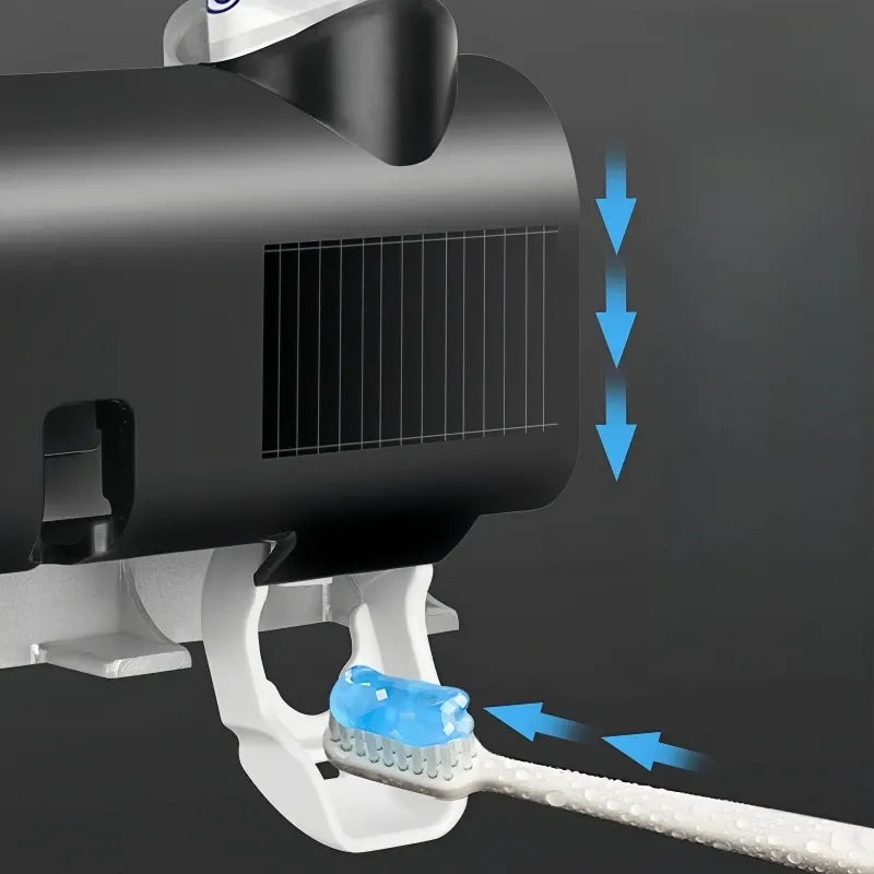 Suporte de Escova e Dispenser de Creme Dental OralClean UV com Esterilizador