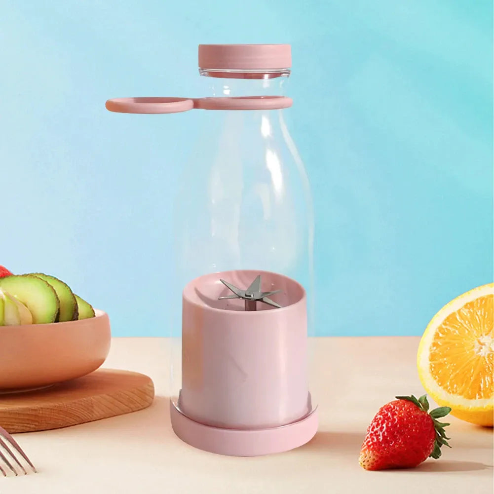 Garrafa Mixer VitaMix Portátil com Bateria Recarregável e Design Marcante