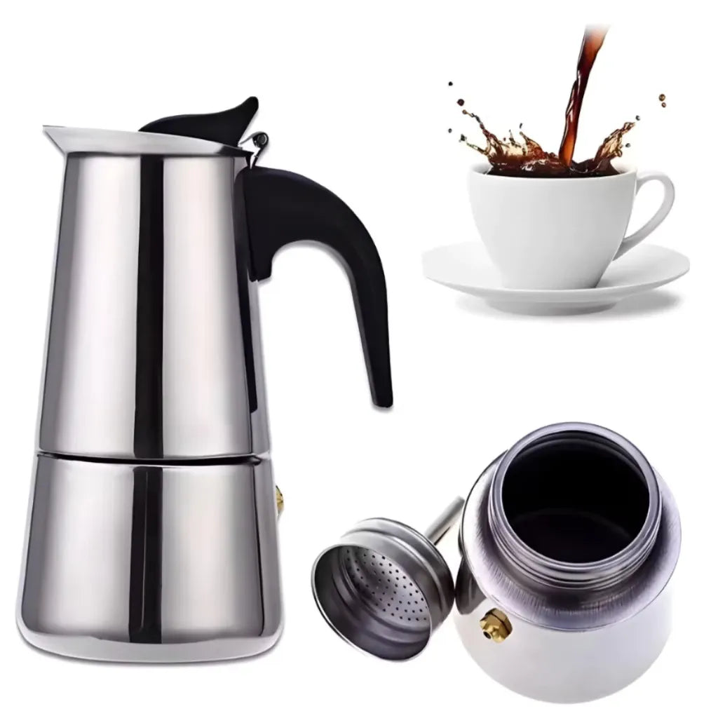 Cafeteira Italiana Elegance com Design Sofisticado