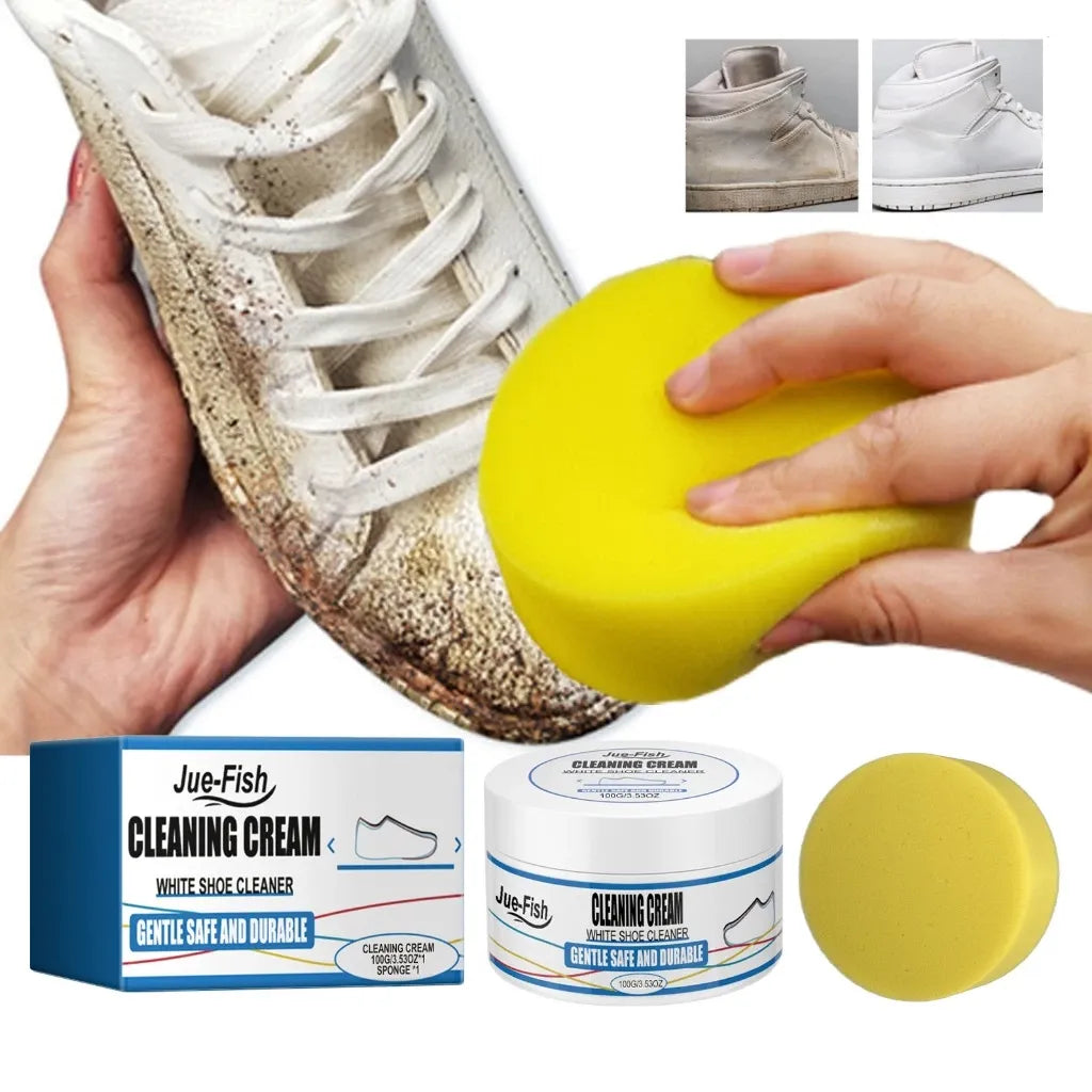 Creme de Limpeza de Tênis WhiteClean para Restauração do Branco Original