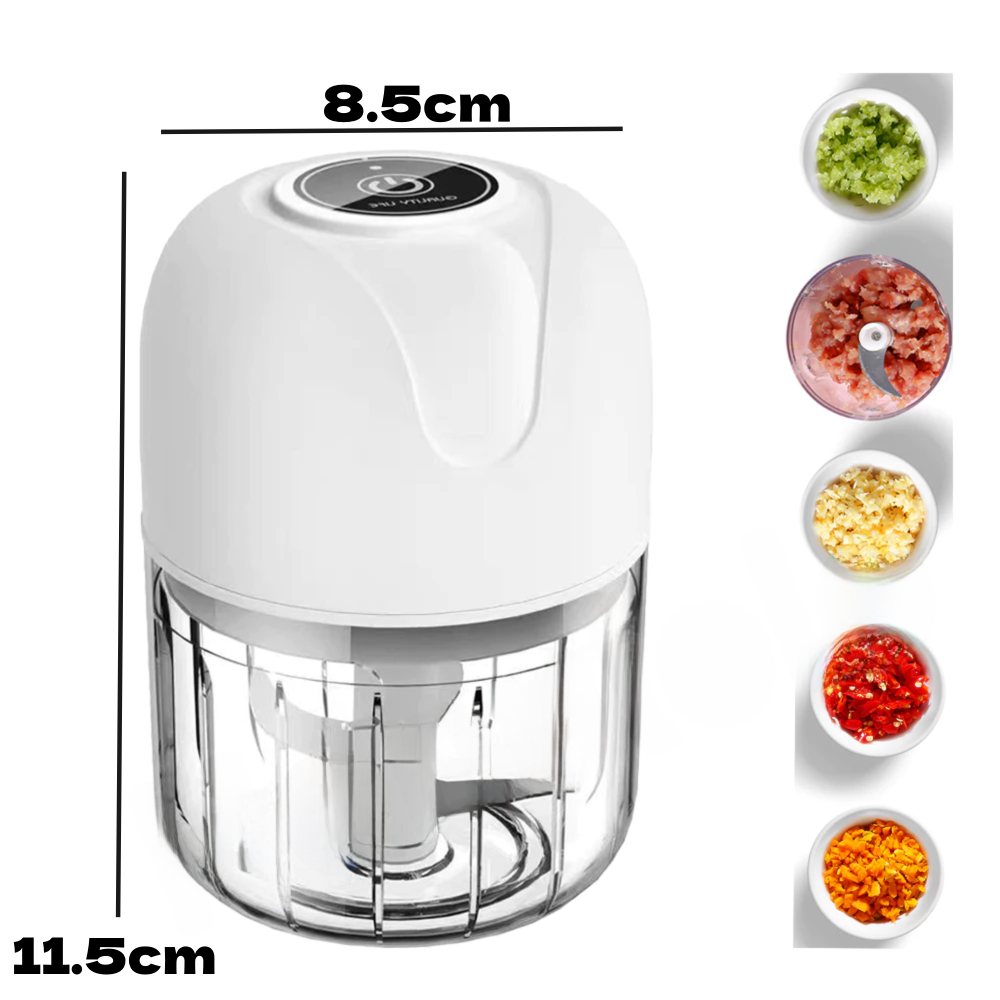 Mini Processador Elétrico TurboMix Sem Fio