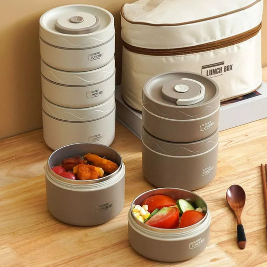 Kit de Potes Térmicos ThermoHot com Bolsa Térmica