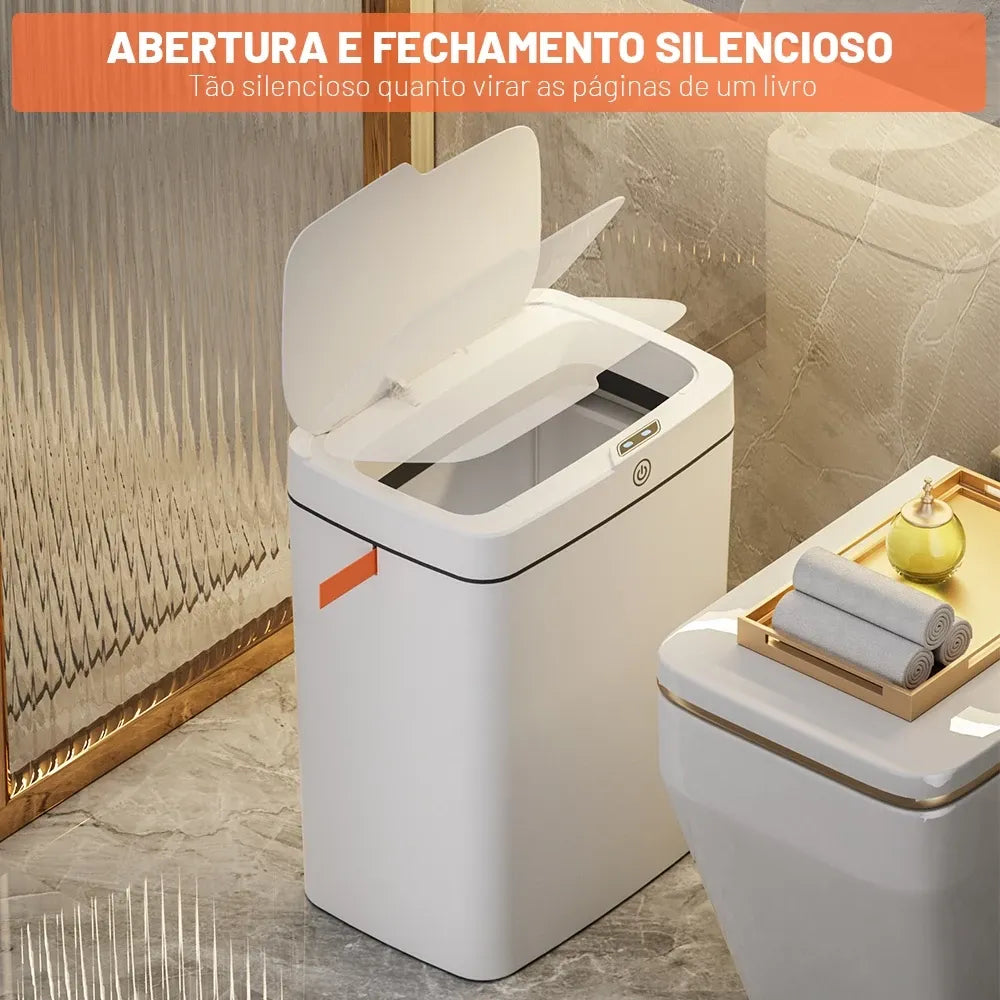 Lixeira Automática AutoTrash com Sensor de Abertura