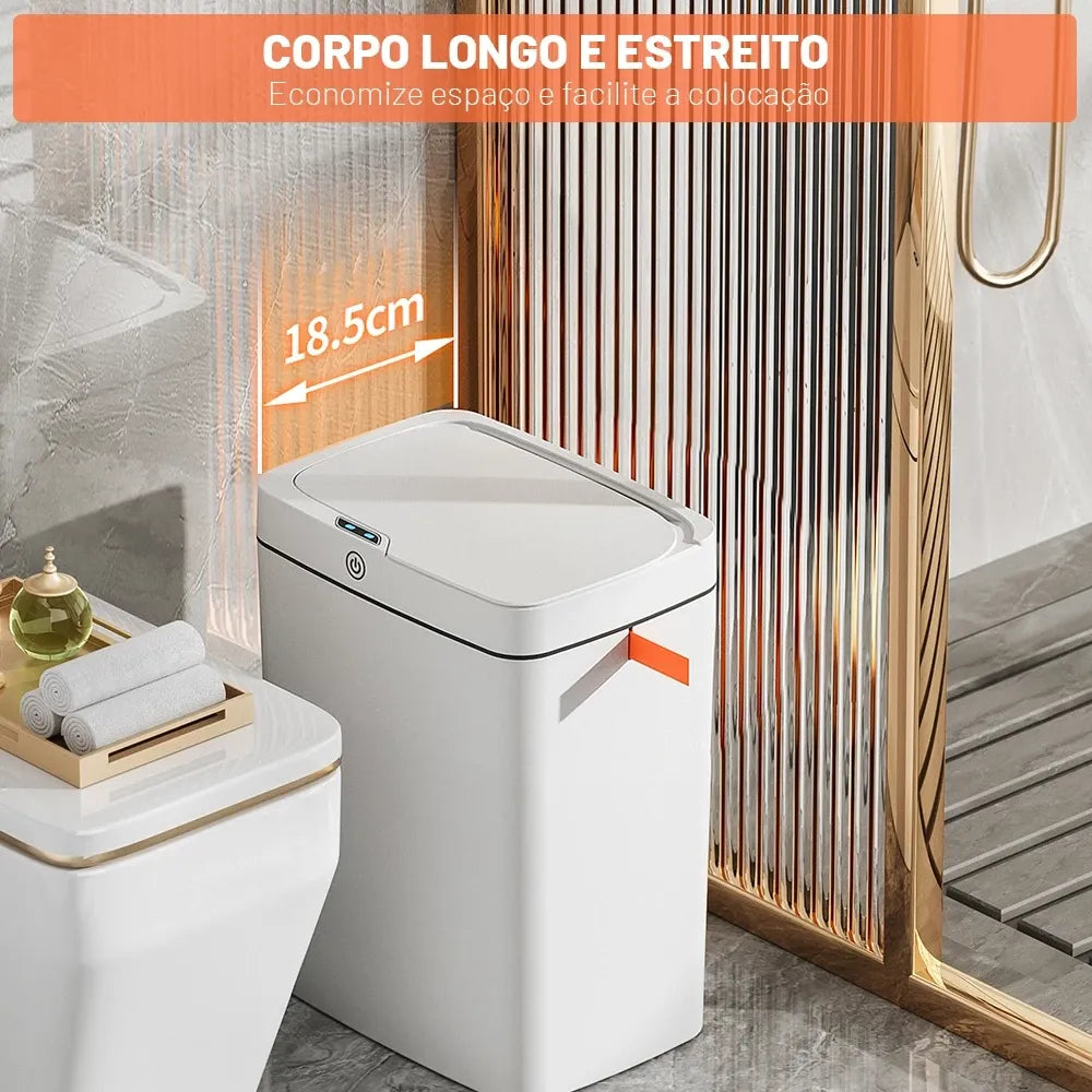 Lixeira Automática AutoTrash com Sensor de Abertura