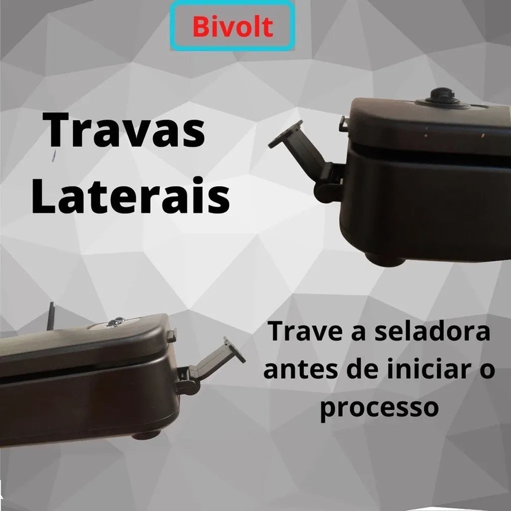 Seladora Vacuum Sealer com Dupla Função