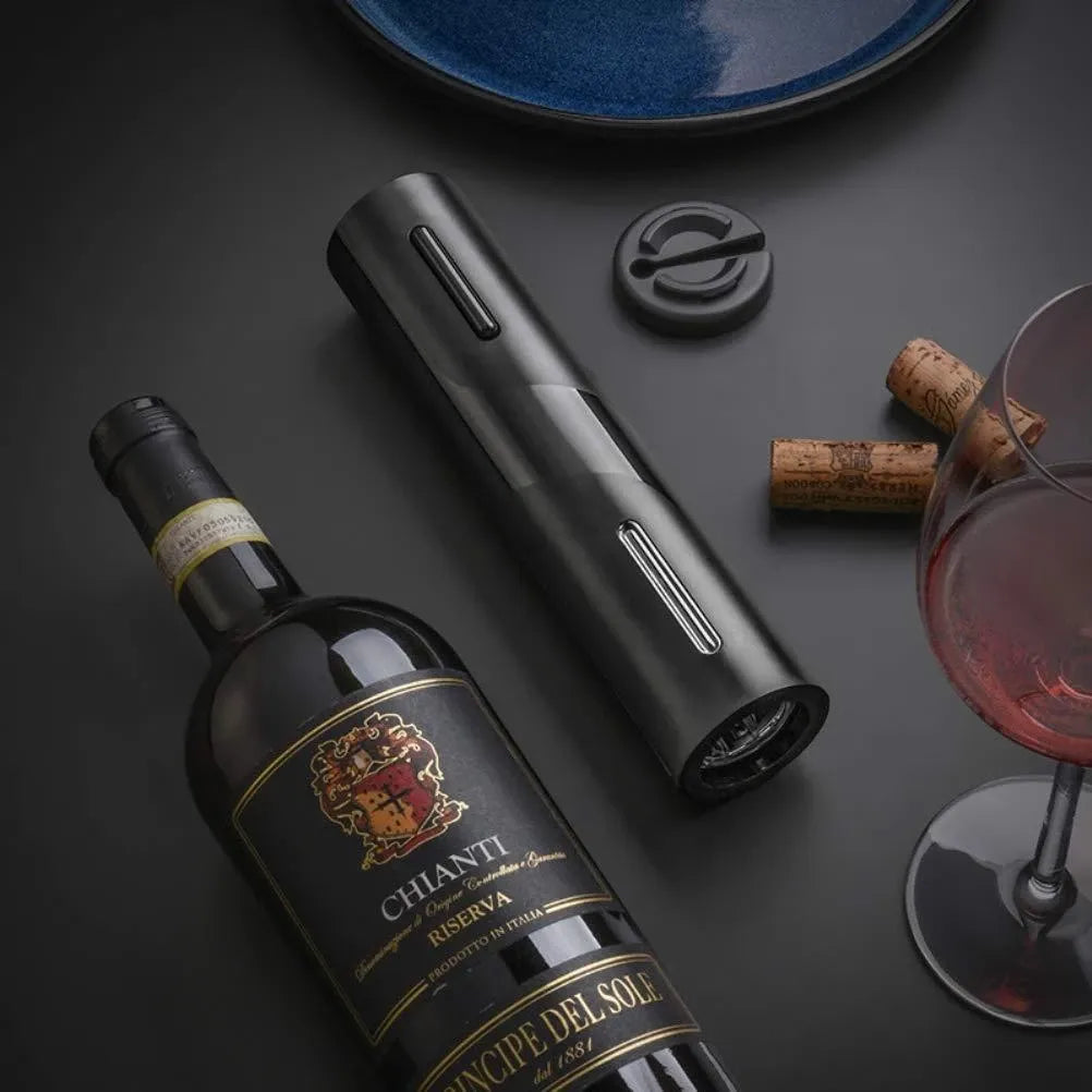 Abridor de Vinho Elétrico WineLux com Design Exclusivo