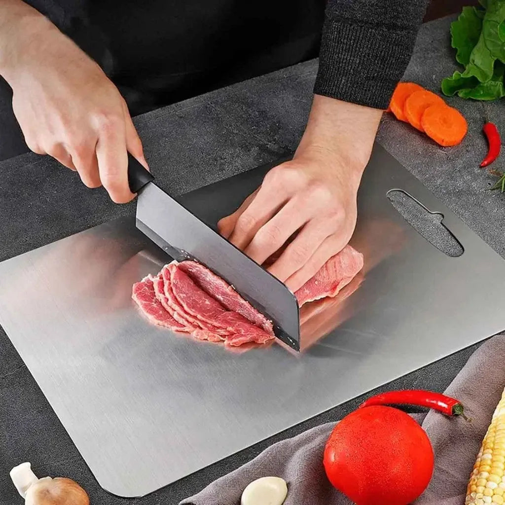 Tábua de Corte SteelCut em Aço Inox Antibacteriano
