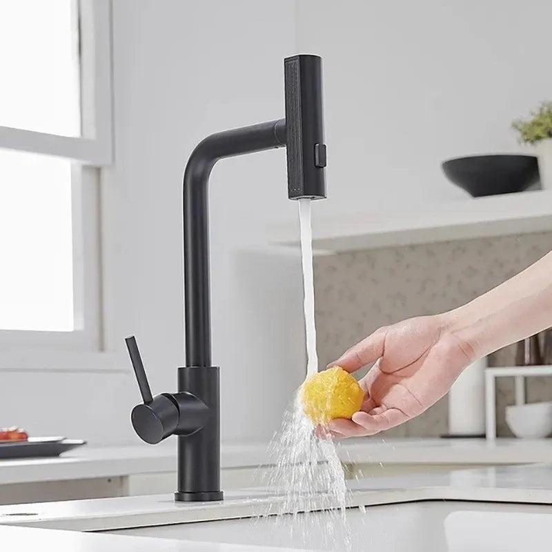 Torneira de Cozinha Multifuncional AquaMix com Controle de Temperatura
