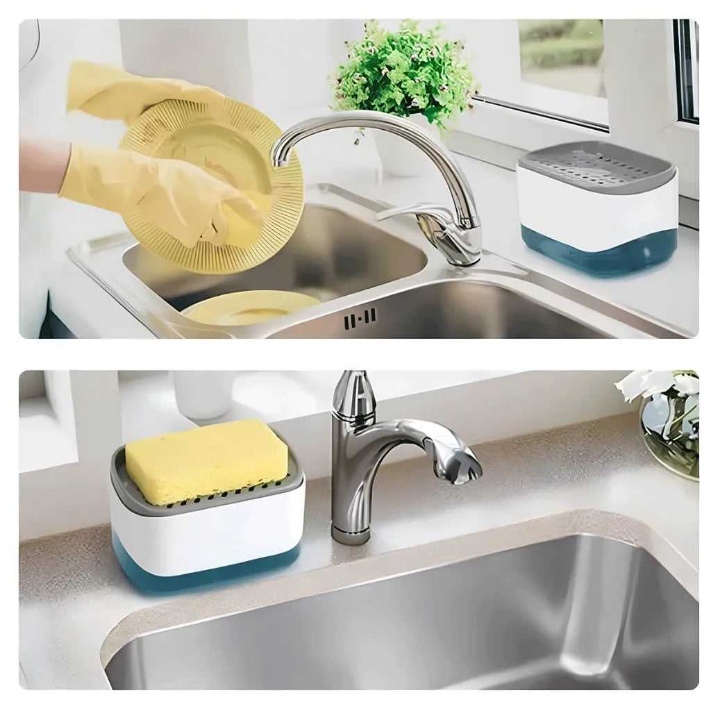Dispenser de Detergente CleanBox com Dosagem Precisa e Organização Total