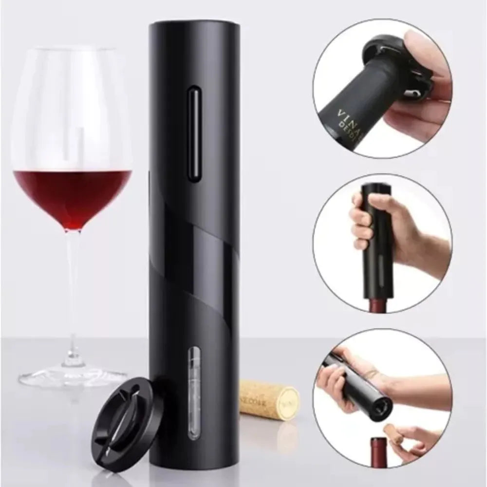 Abridor de Vinho Elétrico WineLux com Design Exclusivo