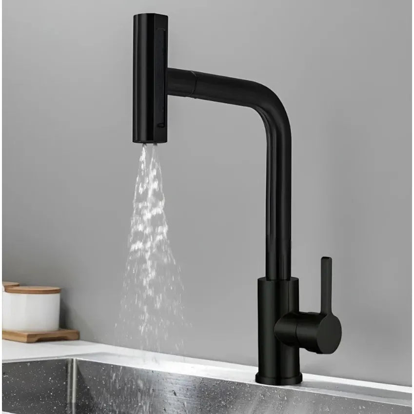 Torneira de Cozinha Multifuncional AquaMix com Controle de Temperatura
